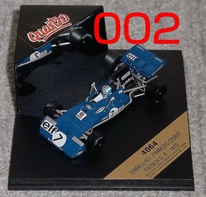 4064 1/43 ティレル 002 セベール フランスGP 1972 TYRRELL 003 フォード FORD セベルト