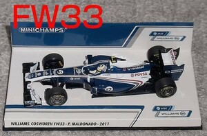 1/43ウイリアムズ コスワース FW33 マルドナルド 2011 WILLIAMS