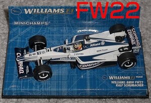 1/43 ウイリアムズ BMW FW22 シューマッハ 2000 WILLIAMS