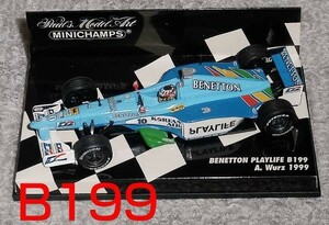 1/43ベネトン ルノー B199 ブルツ BENETTON 1999