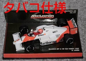 タバコ仕様 1/43 マクラーレン TAG ポルシェ MP4/2B ラウダ 1985 McLaren PORSCHE