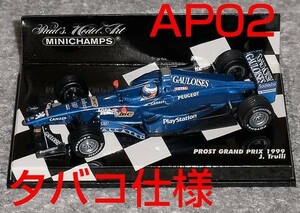 タバコ仕様 1/43 プロスト プジョーAP02 トゥルーリ 1999 PEUGEOT