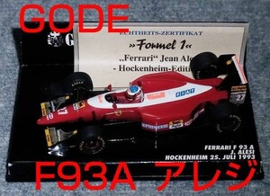 GODE別注 1/43 フェラーリ F93A アレジ 1993 ALESI FERRARI