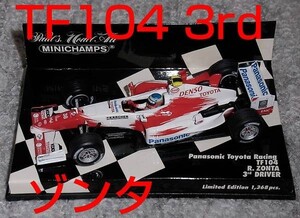 1/43 トヨタ TF104 ゾンタ 3rd 38号車 2004 TOYOTA