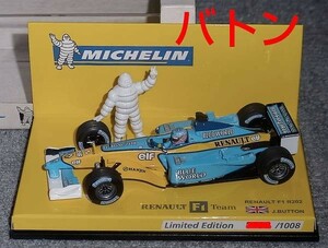 ミシュラン別注 1/43 ルノー F1 R202 バトン 2002 RENAULT