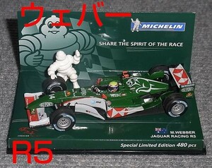 ミシュラン別注 1/43 ジャガー R5 ウェバー 2004 JAGUAR