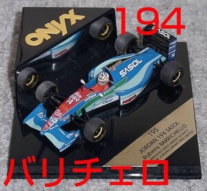 195 ONYX 1/43 SASOL ジョーダン ハート 194 バリチェロ JORDAN 1994 HART