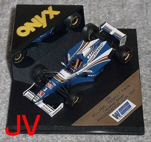 295 1/43 ONYX ウイリアムズ FW18 ビルヌーブ プレゼン1997