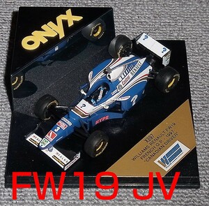 X297 1/43 ONYX ウイリアムズ ルノー FW19 ビルヌーブ 1997 フランスGP WILLIAMS RENAULT