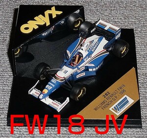 282 ONYX 1/43 ウイリアムズ ルノー FW18 ビルヌーブ フランスGP 1996 WILLIAMS RENAULT