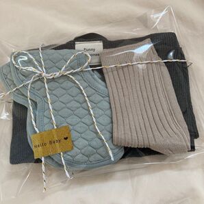 出産祝い ロンパース 洋服 男の子 ベビー プチギフト ラッピング ハンドメイド