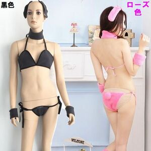  new goods unused free shipping mc10 black bla shorts .. ear 2 arm decoration 2 neck decoration 7 point for adult ba knee .. ear .... super ... bikini bunny girl cosplay 