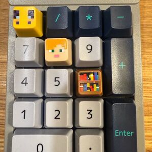 マインクラフト キーボードチャームキートップCherry MX互換・カスタム品 デザインB