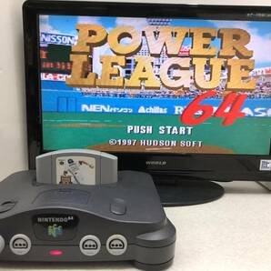 【C-01-56】  POWER LEAGUE 64 パワーリーグ64 N64 ニンテンドー64 起動確認済の画像7