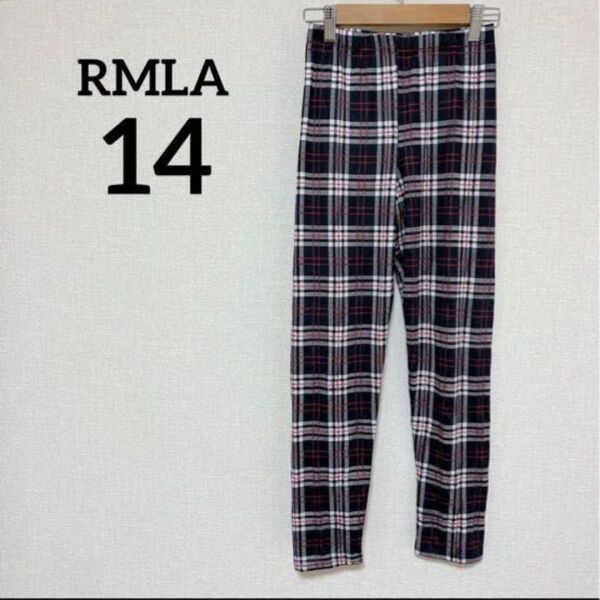 RMLA 【14】カジュアルパンツ スパッツ レギンス チェック柄 白 黒 赤 パンツ ストレッチ ロングパンツ チェック柄