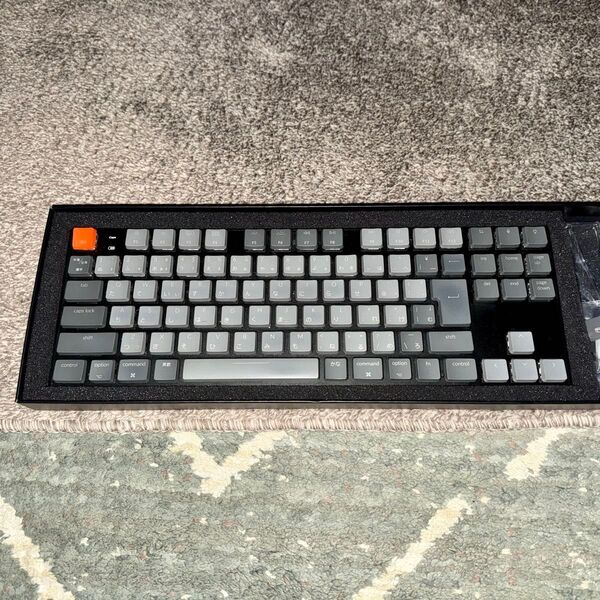 Keychron K1 ワイヤレスメカニカルキーボード RGBライト 日本語 テンキーレス 赤軸