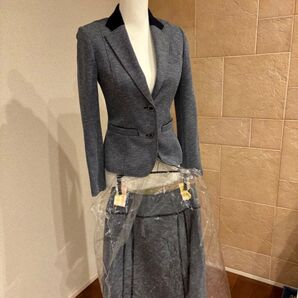 事務服 セロリー グレー ジャケット スカート セット 未使用