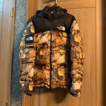 Supreme The North Face Nuptse LEAVES M_画像2