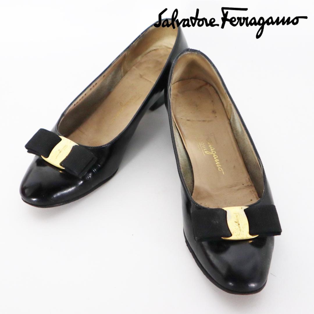 ☆大感謝セール】 23.5㎝ パンプス ☆美品☆Ferragamo フェラガモ