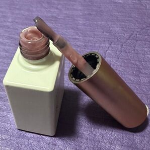 【未使用】ジェルネイル 透け感のあるくすみピンク 007