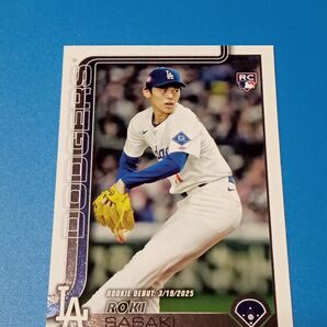 佐々木朗希 MLB 2025 TOPPS UPDATE SERIES ルーキーデビューカード