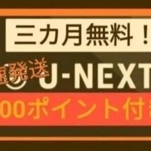 U-NEXT◎正規ルート3ヶ月見放題+毎月1200ポイント付♪当日発送で即スタート!ユーネクスト株主優待 よりお得 登録エラー?