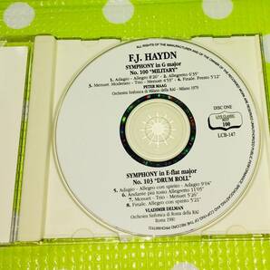 即決『同梱歓迎』CD◇ハイドン交響曲「軍隊」「太鼓連打」F.J. HAYDN◎CD×DVD多数出品中♪5904の画像2
