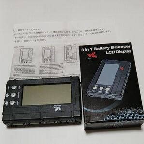 BUILD-POWER 3 in 1 バッテリーバランサー LCDディスプレイ