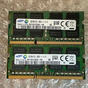 SAMSUNG PC3L-12800 DDR3L-1600 16GB 8GB×2 SO-DIMM BIOS確認済