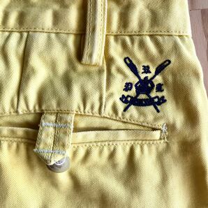 Polo Ralph Lauren チノパンツ コットン slim gi fit size 30/30 165/76A レモンイエロー ポロラルフローレン RRL カジュアル USED加工の画像6