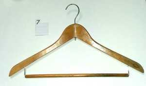 ♪ワンコイン★木製ハンガー⑦★懐かしい★昭和レトロ★Japanese Retro Wood Coat Hanger★ヴィンテージ★掘り出し物★洋服スーツハンガー