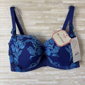 E75」トリンプ プレミアム レッドレーベル 鬱金香の花 ブラジャー