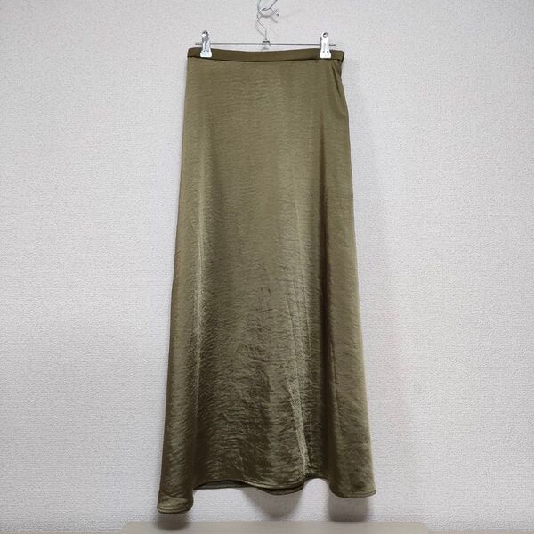 SENSE OF PLACE センスオブプレイス ヴィンテージサテンスカート フレアスカート ロングスカート