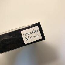 新品未使用　BANDEL ブレスレット M 17.5cm ホワイトシルバー　メタリックシリーズ　磁気_画像2