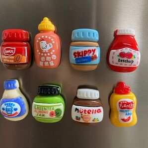 vck********様専用 食べ物瓶 マグネット 8個セット かわいい 食品サンプル