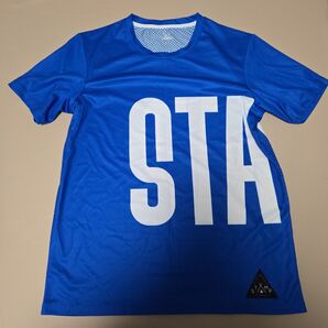 STAMP RUN&CO 青色 Tシャツ Mサイズ
