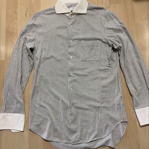 ユニバーサルランゲージ ストライプ柄 長袖シャツ