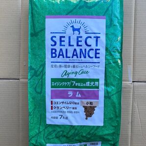 セレクトバランス エイジング 高齢犬用 ラム 小粒 7kg