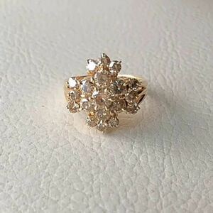 美品　2.00ct k18 リング　豪華　レディース ダイヤ　指輪　アクセサリー　値下げ　クリスマス　2023