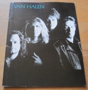 ■ヴァンヘイレン（VAN　HALEN）1989年ワールドツアーパンフレット　エディーヴァンヘイレン、サミーヘイガー