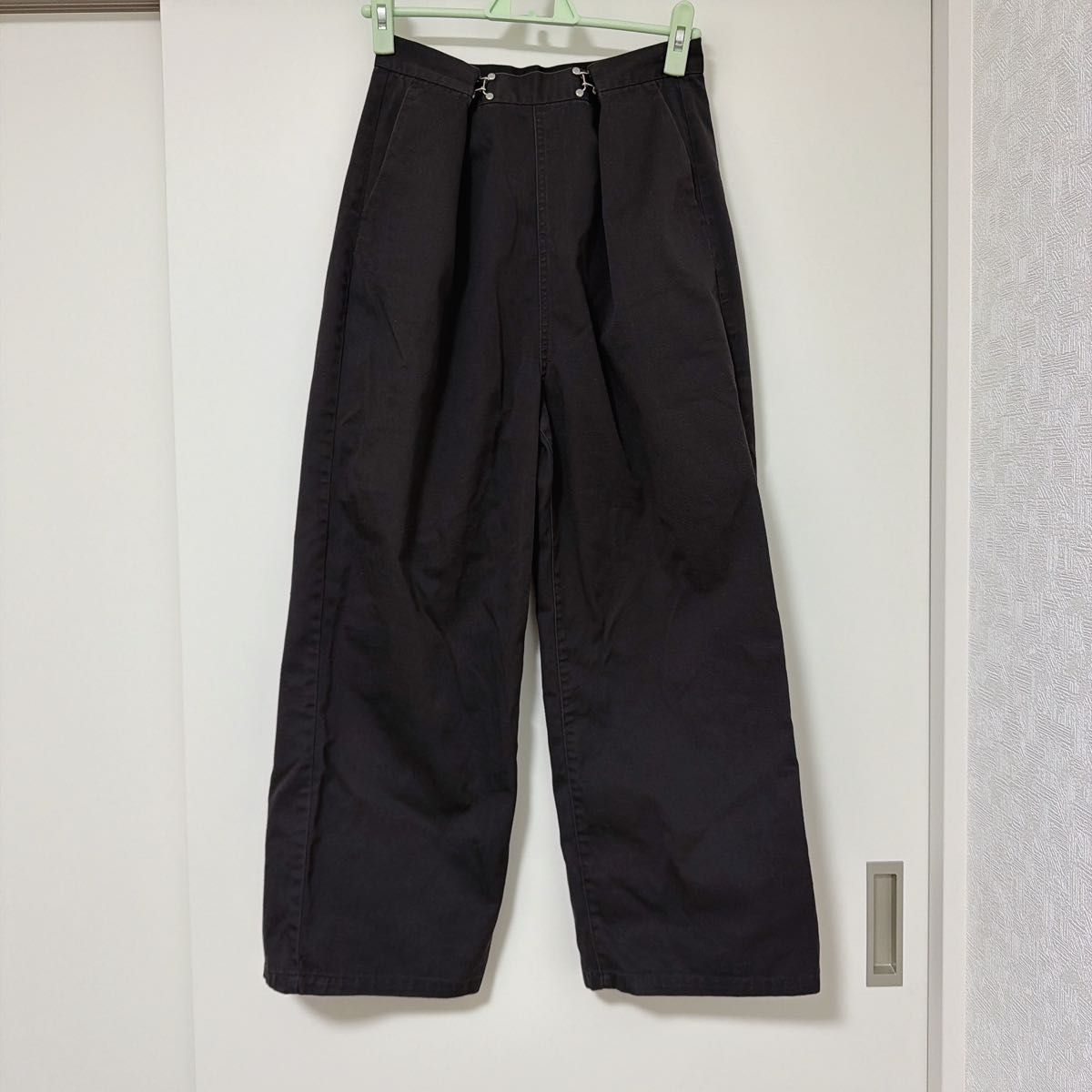 sense of place ダークブラウン　38サイズ　ワイドパンツ　夏秋春