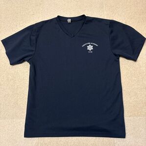 消防学校Tシャツ LL 速乾素材 ネイビー