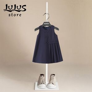 ジャンパースカートワンピースネイビー通園受験面接組曲ミキハウス好き