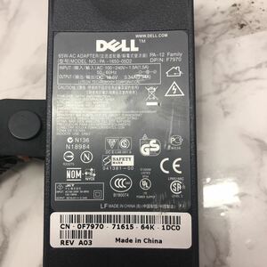 12 AC adapter DELL Note PC PA-12 used 