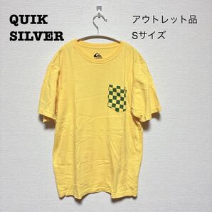 【アウトレット品】QUIK SILVER メンズTシャツ Sサイズ