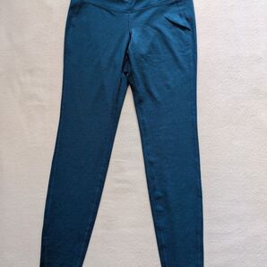 OLD NAVY ACTIVE オールドネイビー アクティブレギンス スパッツ GO-DRYブルー系 ボーダー柄M