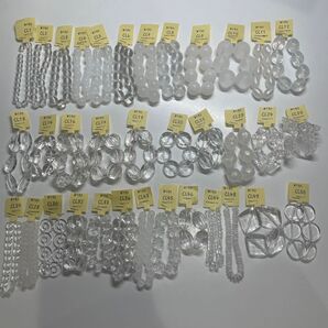 プラパーツ ビーズ クリア