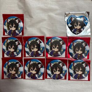 進撃の巨人 ミニキャラ 缶バッジ ハロウィン ver. ミカサ・アッカーマン 9個セット 特典ハート缶バッジ1個付き