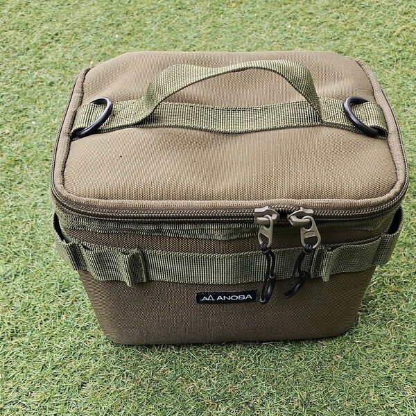 anoba キャンプ アウトドア 多機能收納ケース 自立式 S 収納
