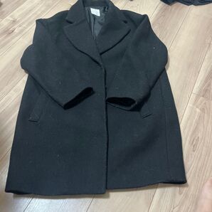 コート アウター 黒 ローリーズファーム Lサイズ